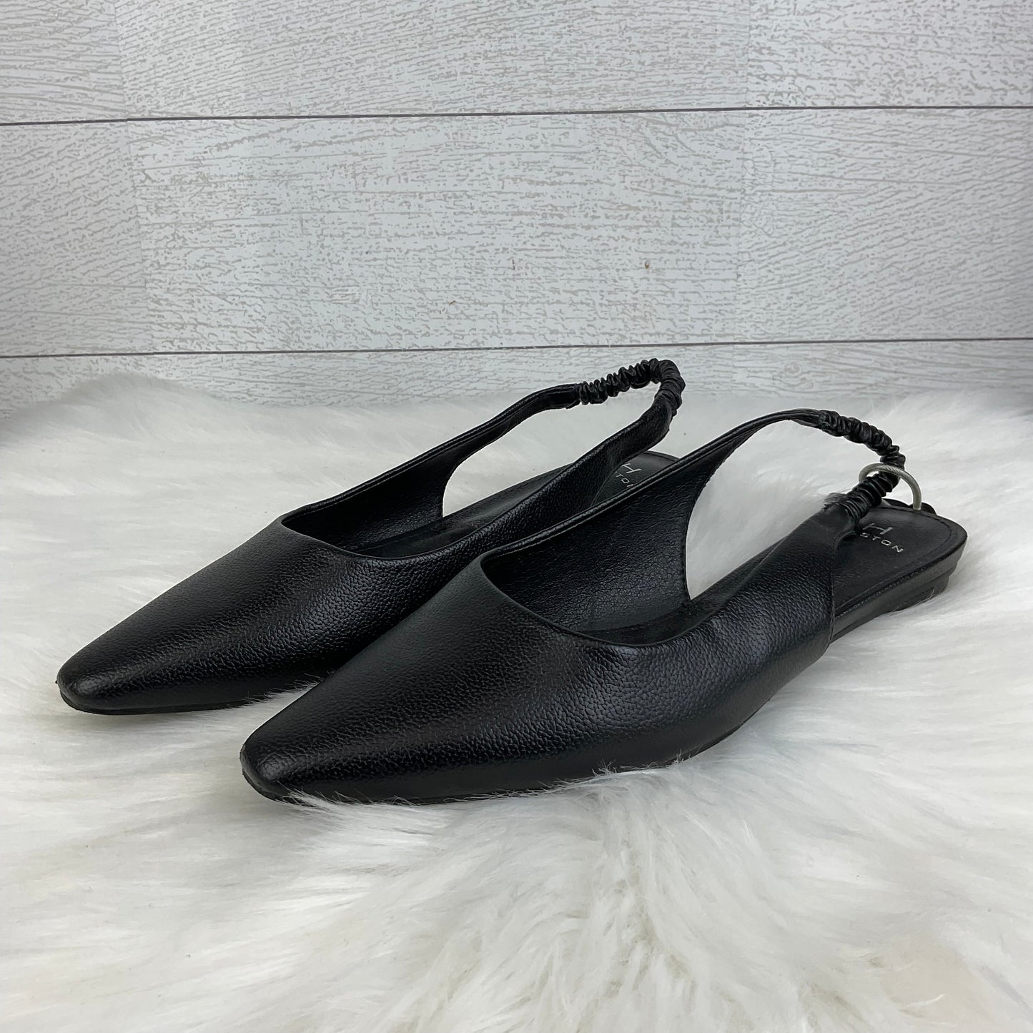 Shoes Flats By Halston In Black, Size: 8.5