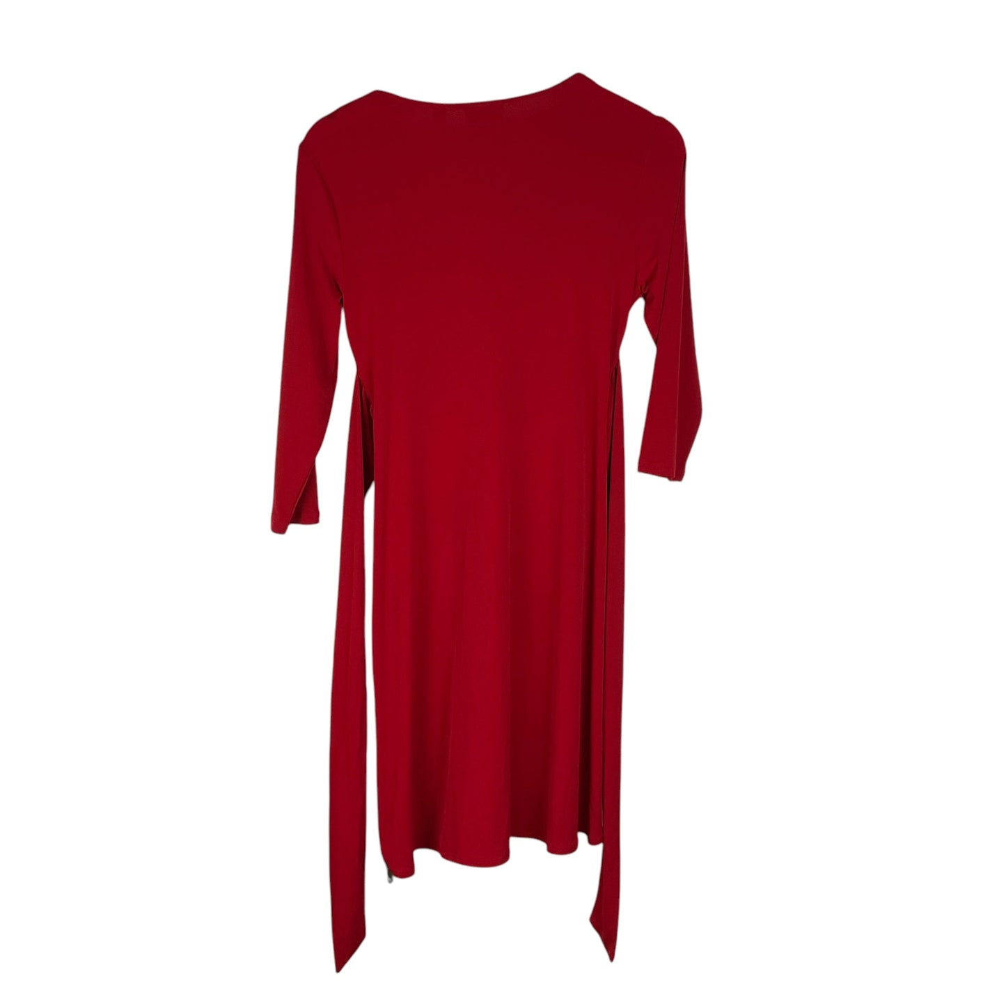 Dress Casual Midi By New York And Co In Red, Size: S