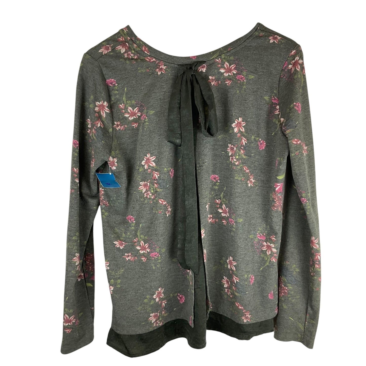 Top Long Sleeve By Bobeau In Floral Print, Size: M