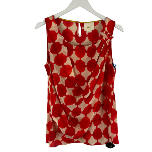 Top Sleeveless By Maeve In Orange, Size: M