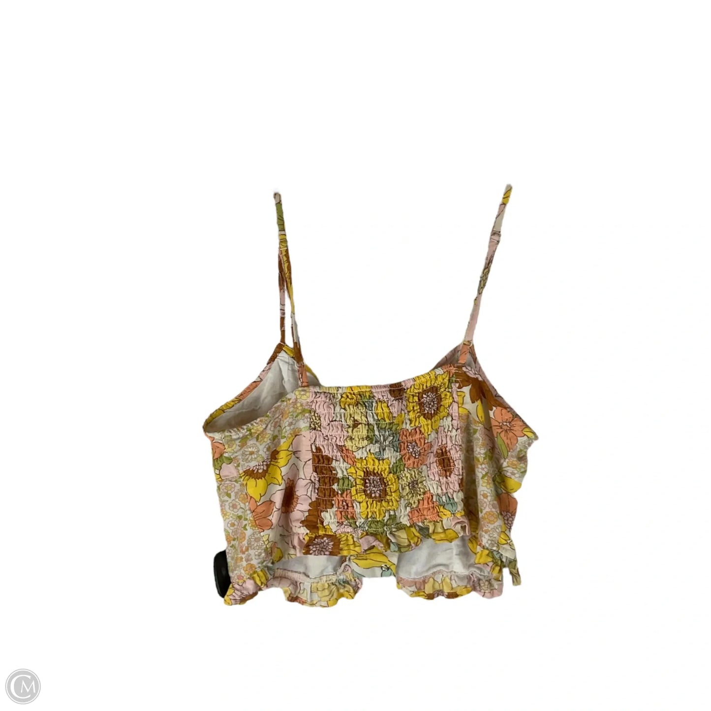 Top Sleeveless By American Eagle In Yellow, Size: M