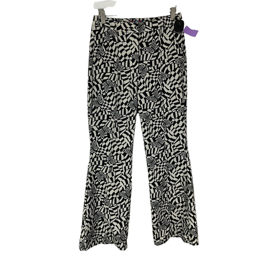 Pants Wide Leg By Urban Outfitters In Black & White, Size: 6