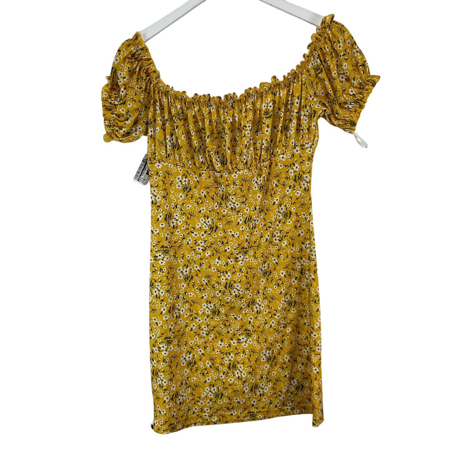 Dress Casual Short By Shein In Yellow, Size: Xl