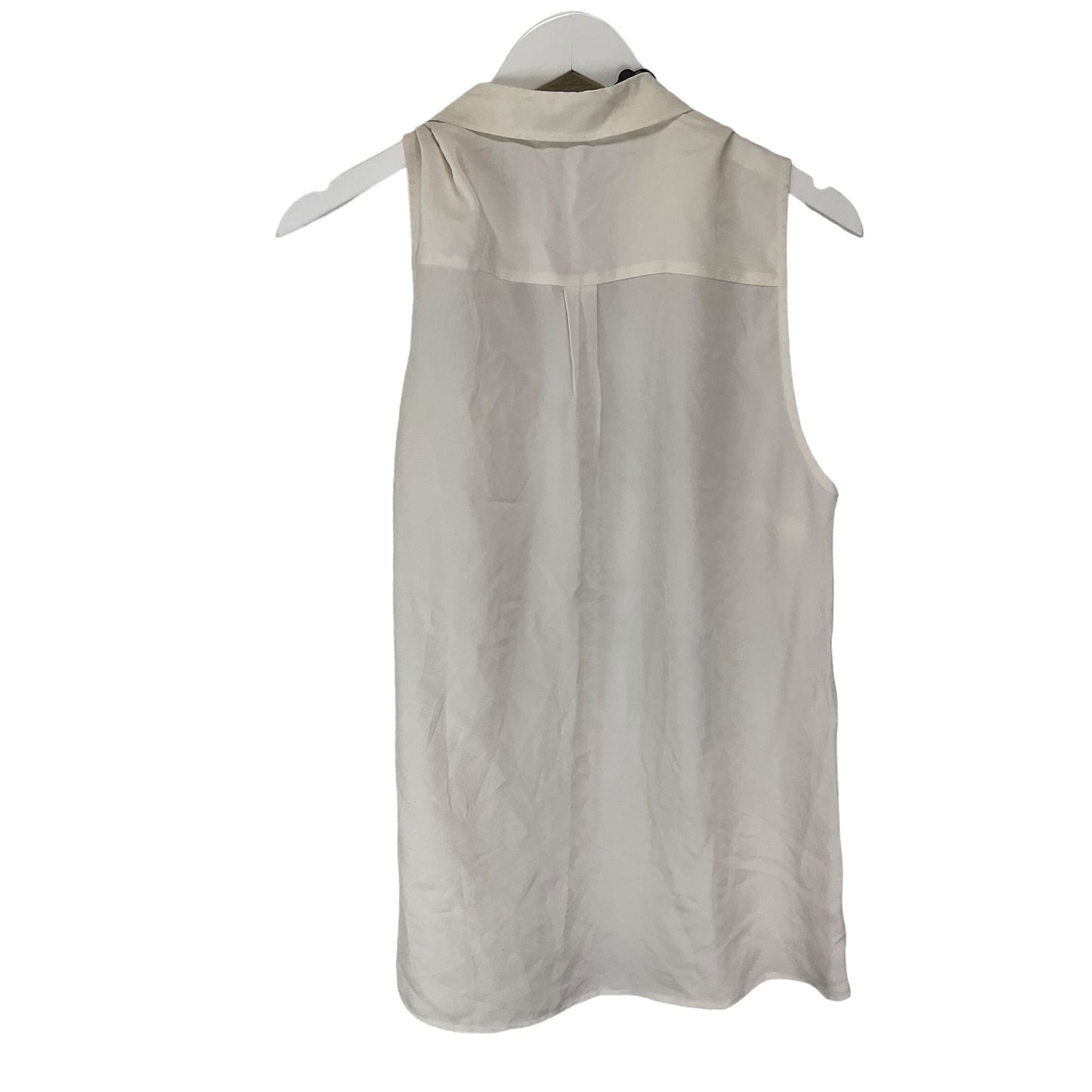 White Top Sleeveless Designer Adriano Goldschmied, Size L