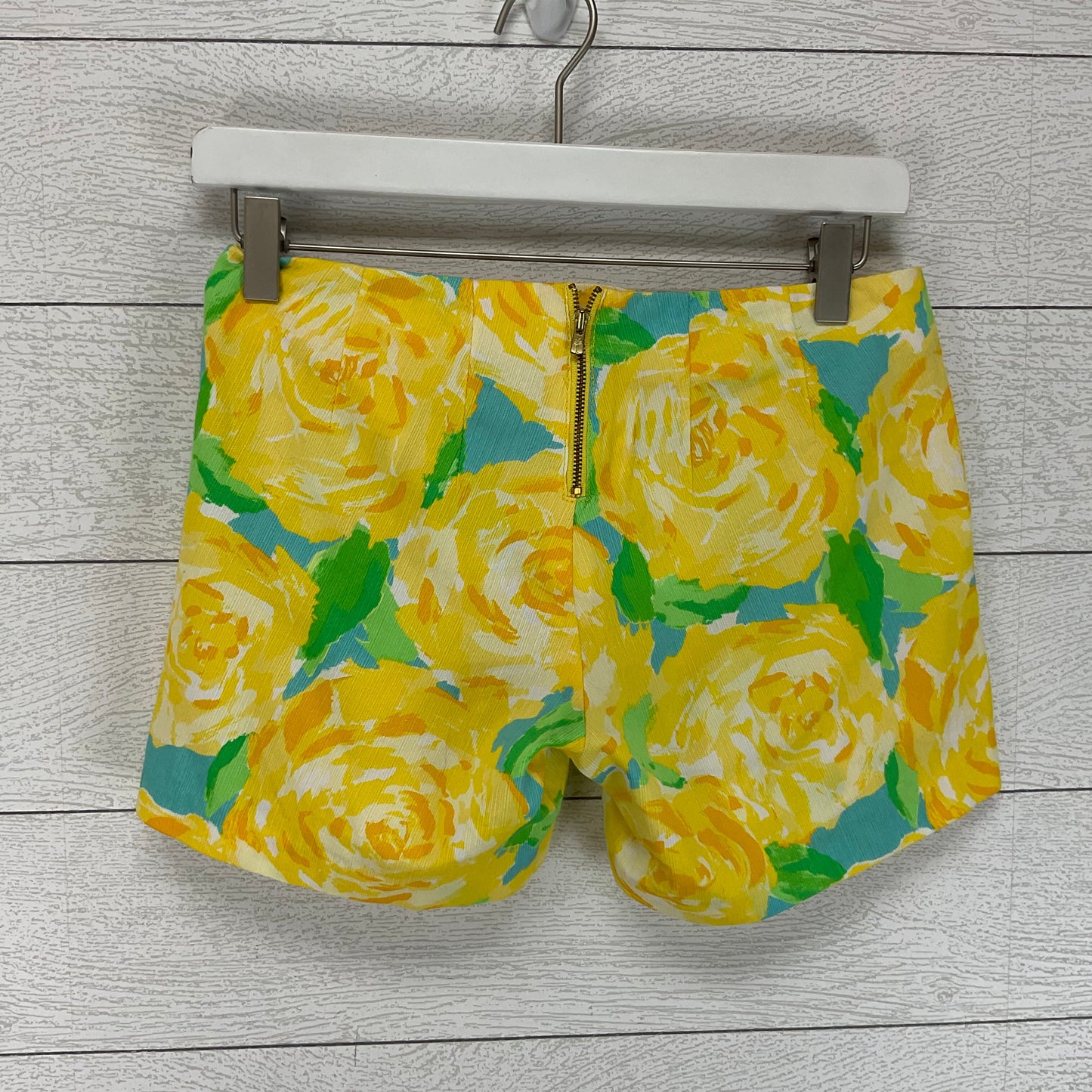 Yellow Shorts Designer Lilly Pulitzer, Size 0