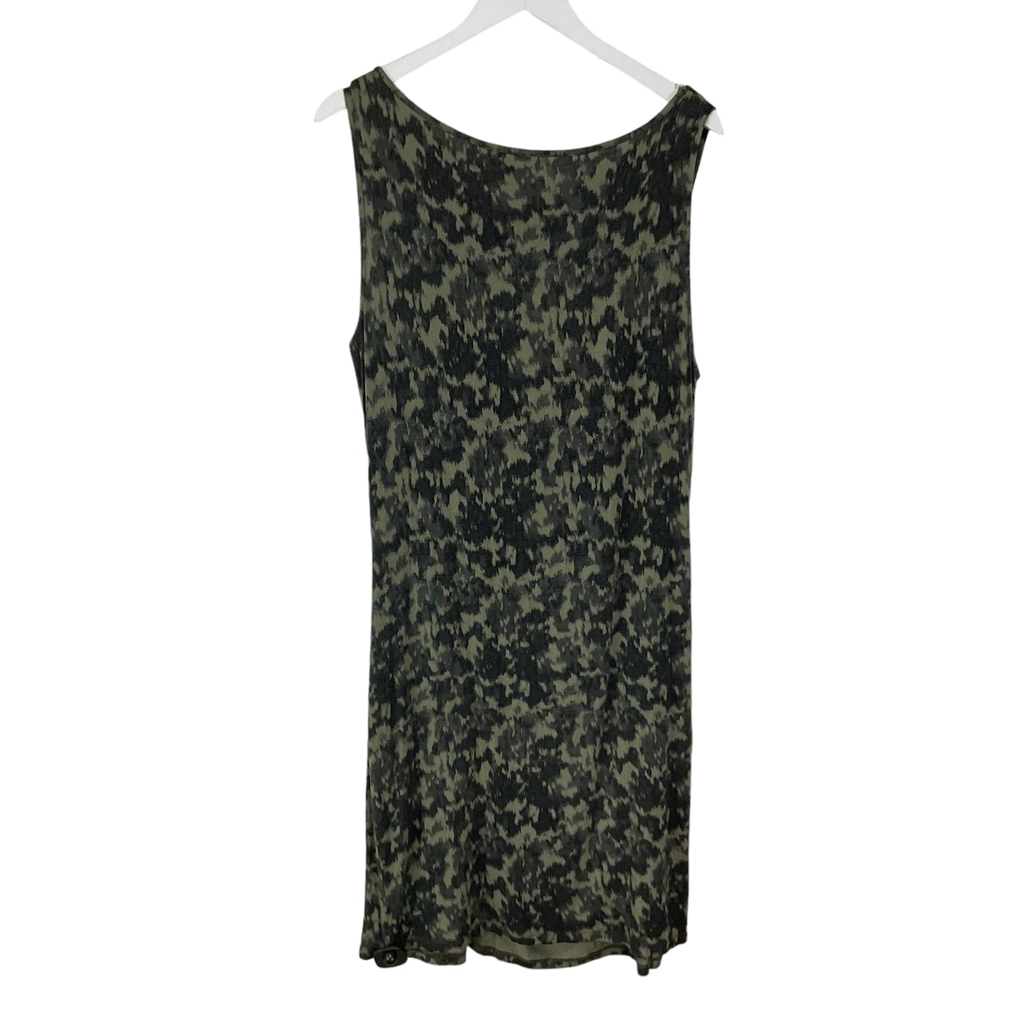 Dress Casual Midi By Michael By Michael Kors In Green, Size: Xl