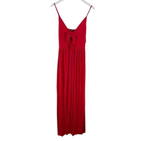 Dress Casual Maxi By Boohoo Boutique In Red, Size: L