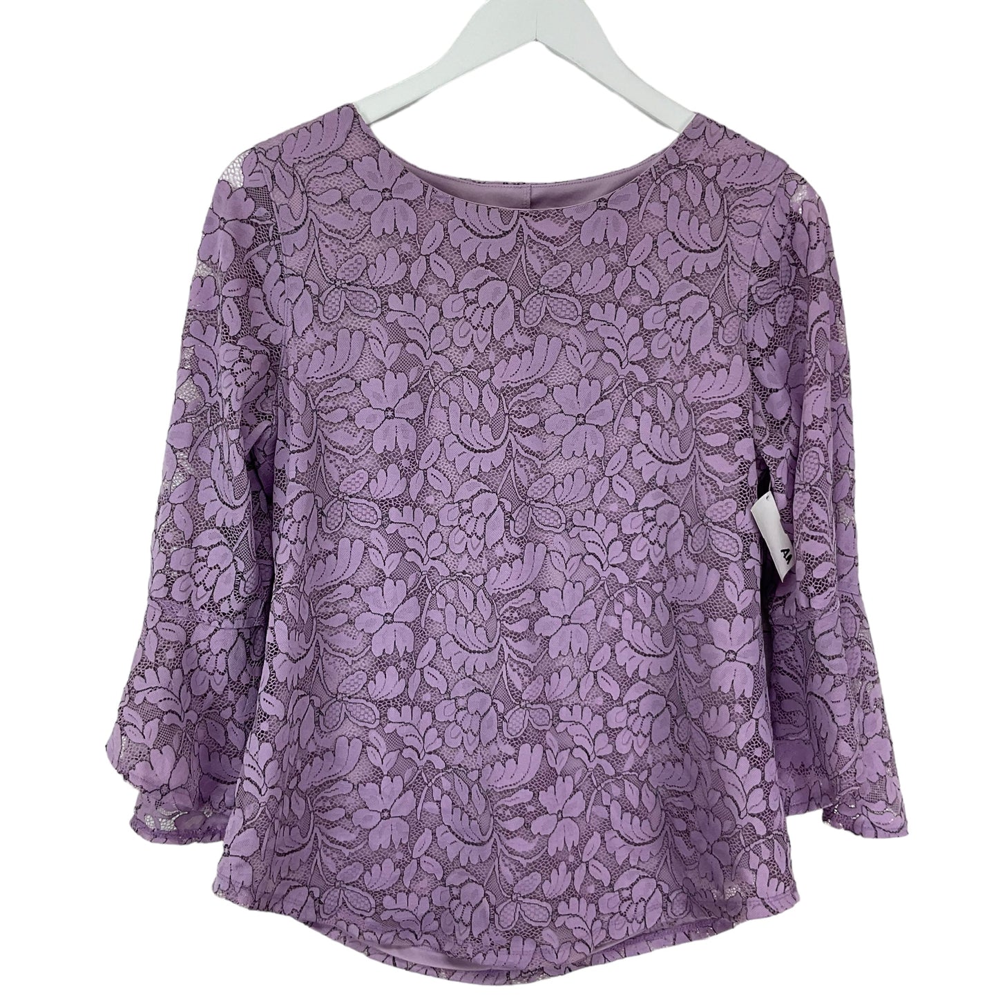 Purple Top Long Sleeve Elle, Size S