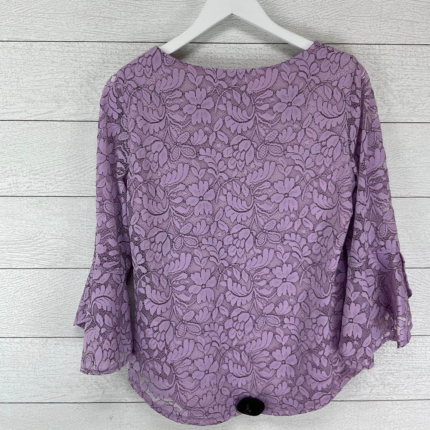 Purple Top Long Sleeve Elle, Size S