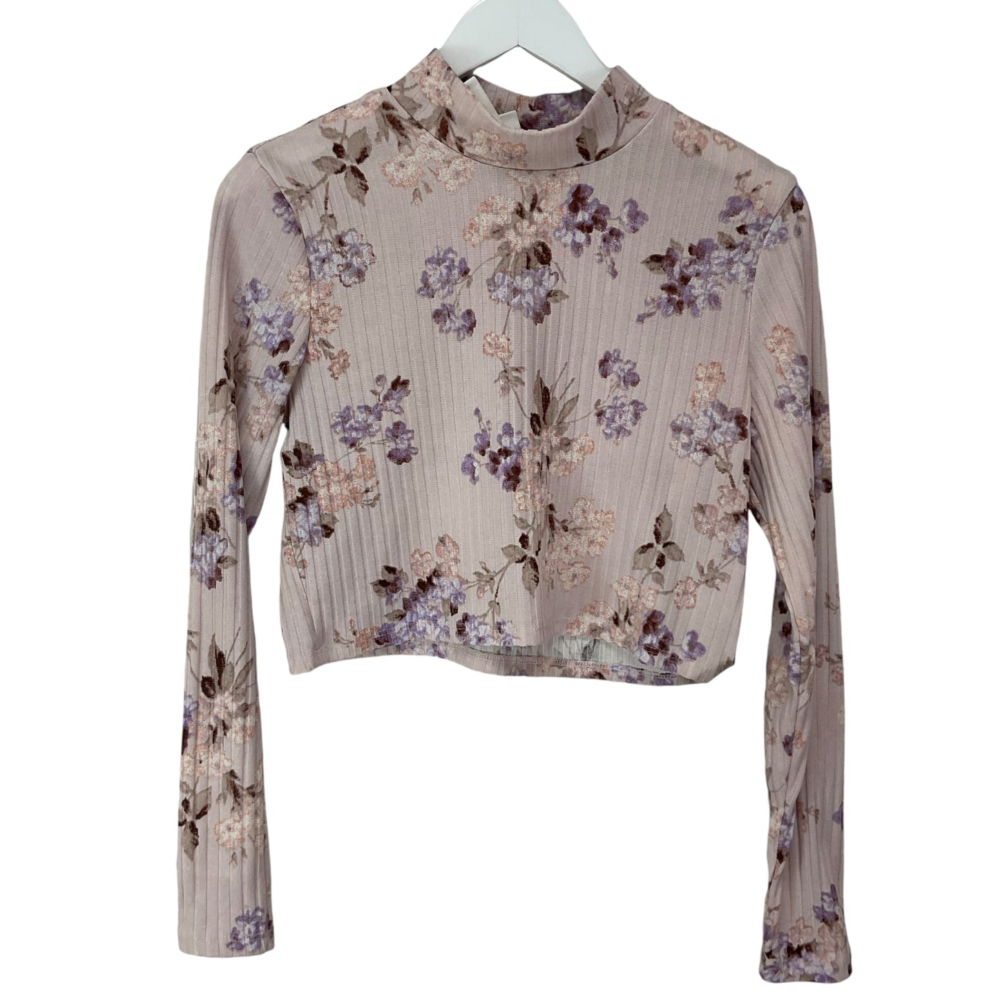 Top Long Sleeve By H&m In Pink, Size: L