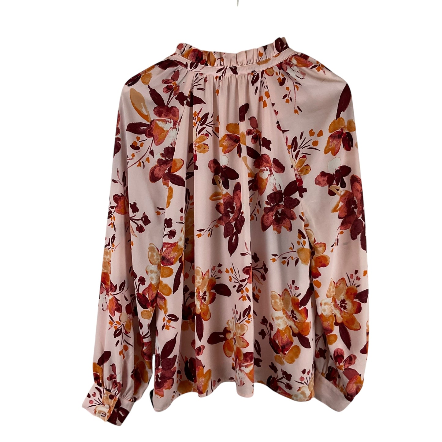 Top Long Sleeve By Limited In Floral Print, Size: L