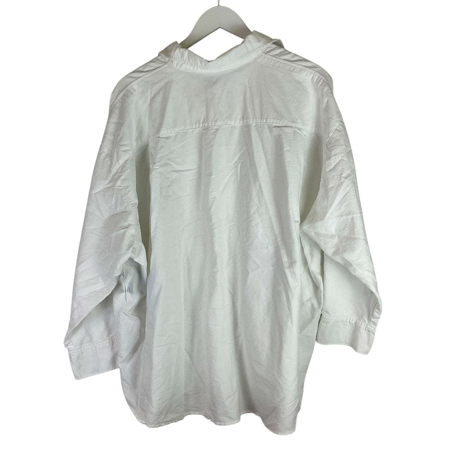 Top Long Sleeve By H&m In White, Size: Xxl