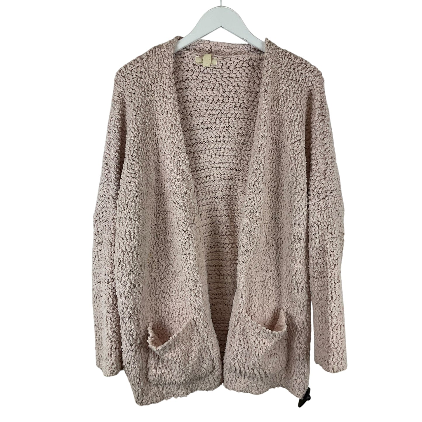 Sweater Cardigan By Cupio In Pink, Size: M