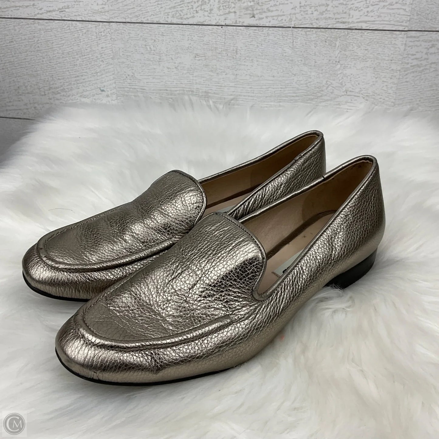 Shoes Designer By Karl Lagerfeld In Grey, Size: 9