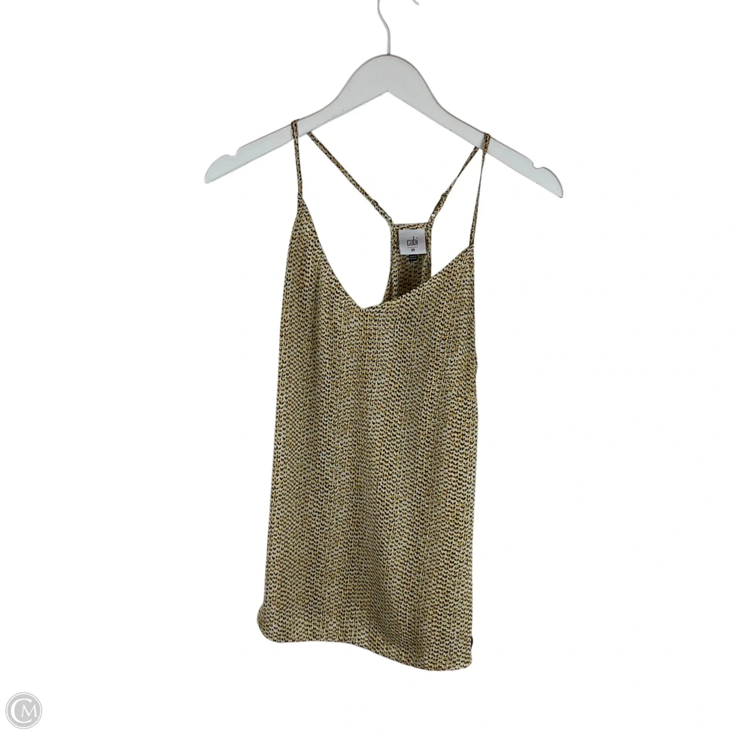 Top Sleeveless By Cabi In Yellow, Size: Xs