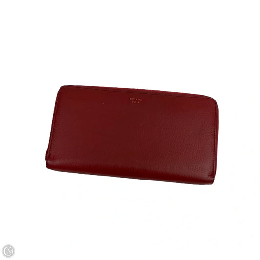 Wallet Luxury Designer By Celine, Size: Small