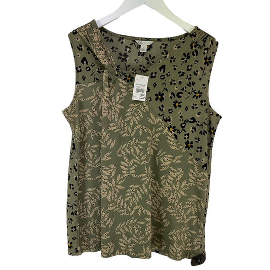 Green Top Sleeveless Cato, Size S