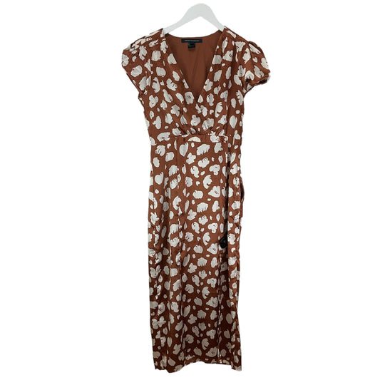 Dress Casual Maxi By French Connection In Brown, Size: 6