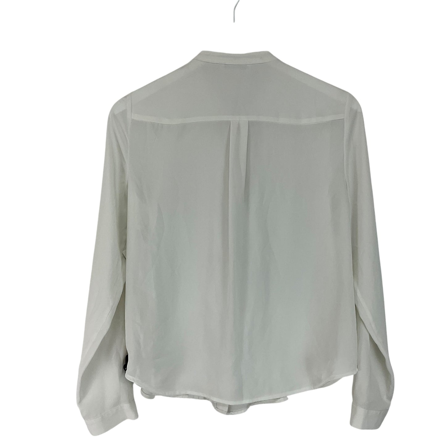 Top Long Sleeve By Express In White, Size: M