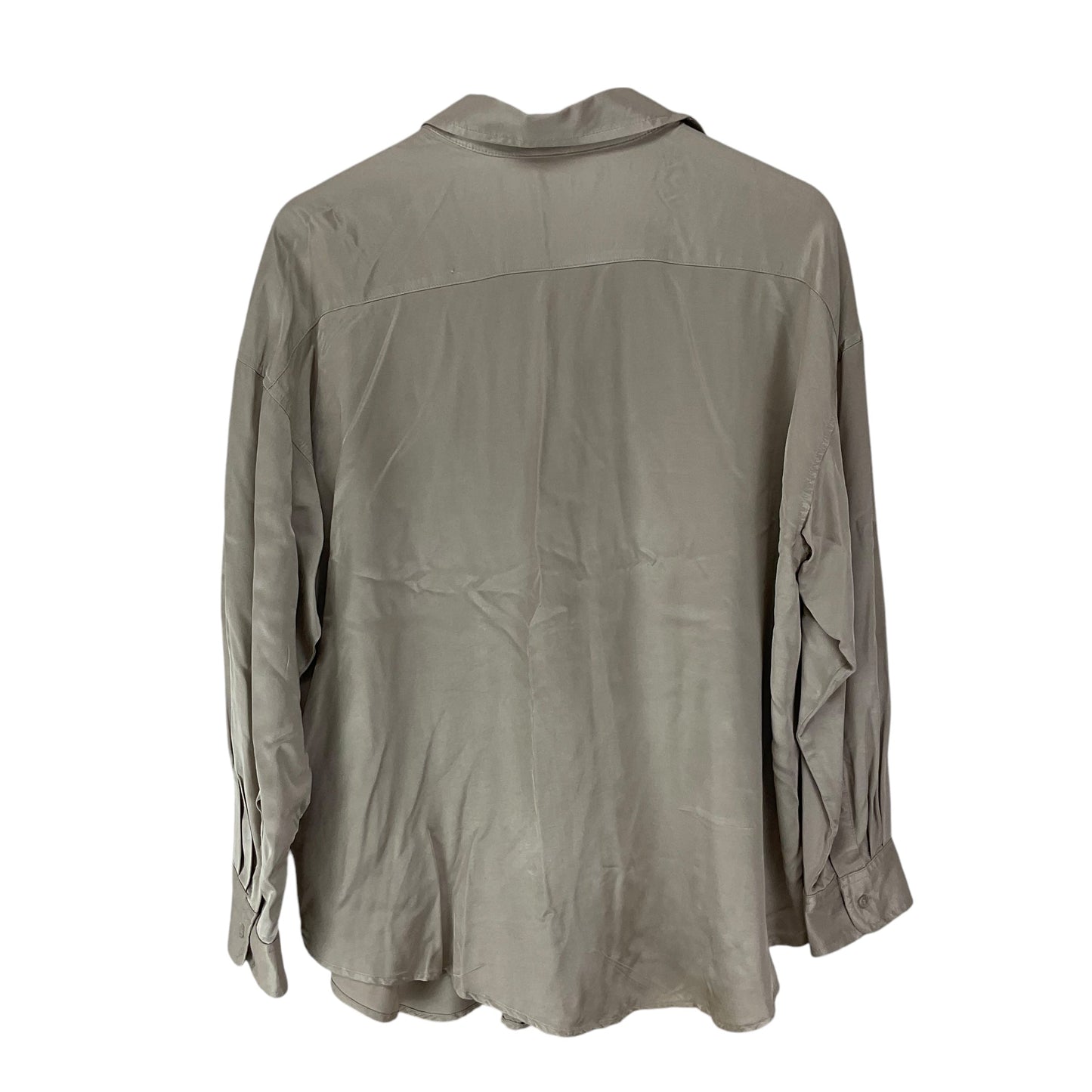 Top Long Sleeve By H&m In Cream, Size: M