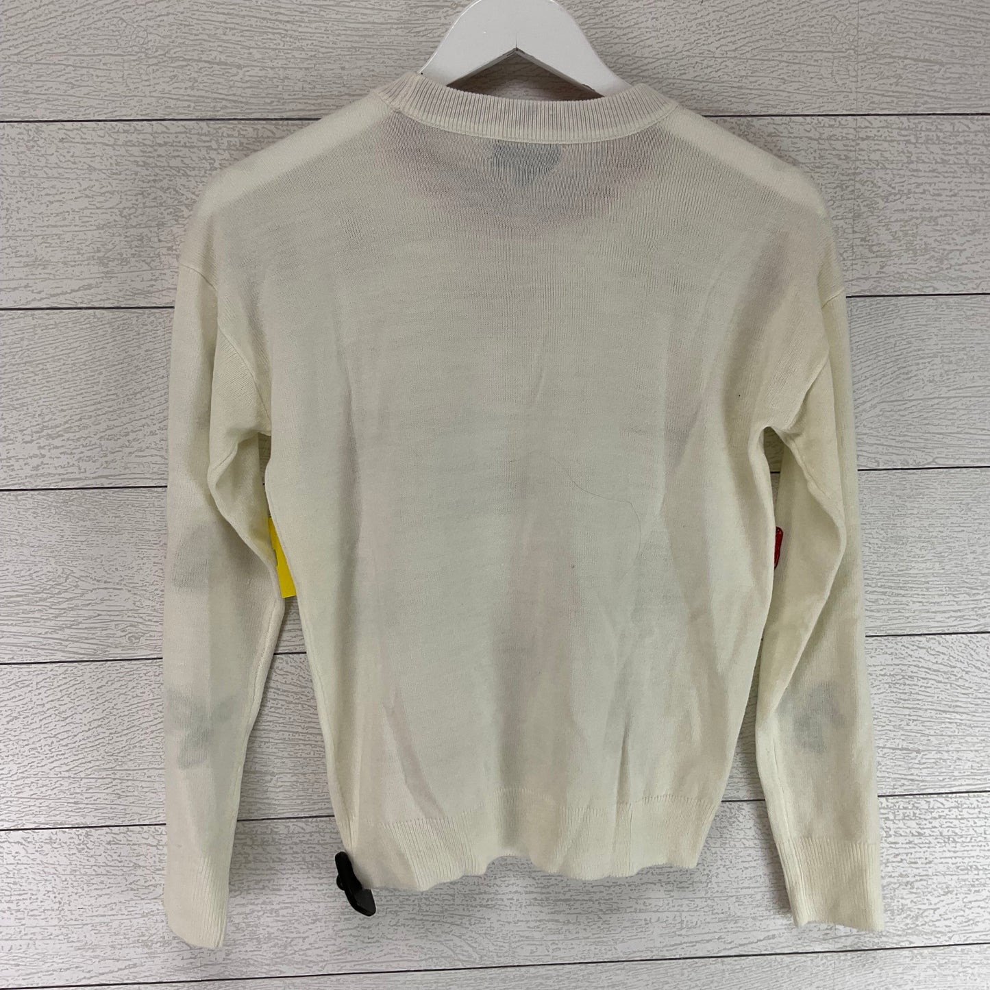 Top Long Sleeve By Top Shop In White, Size: S