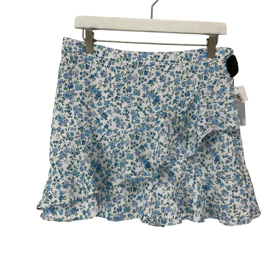 Skirt Mini & Short By Clothes Mentor In Floral Print, Size: Xl