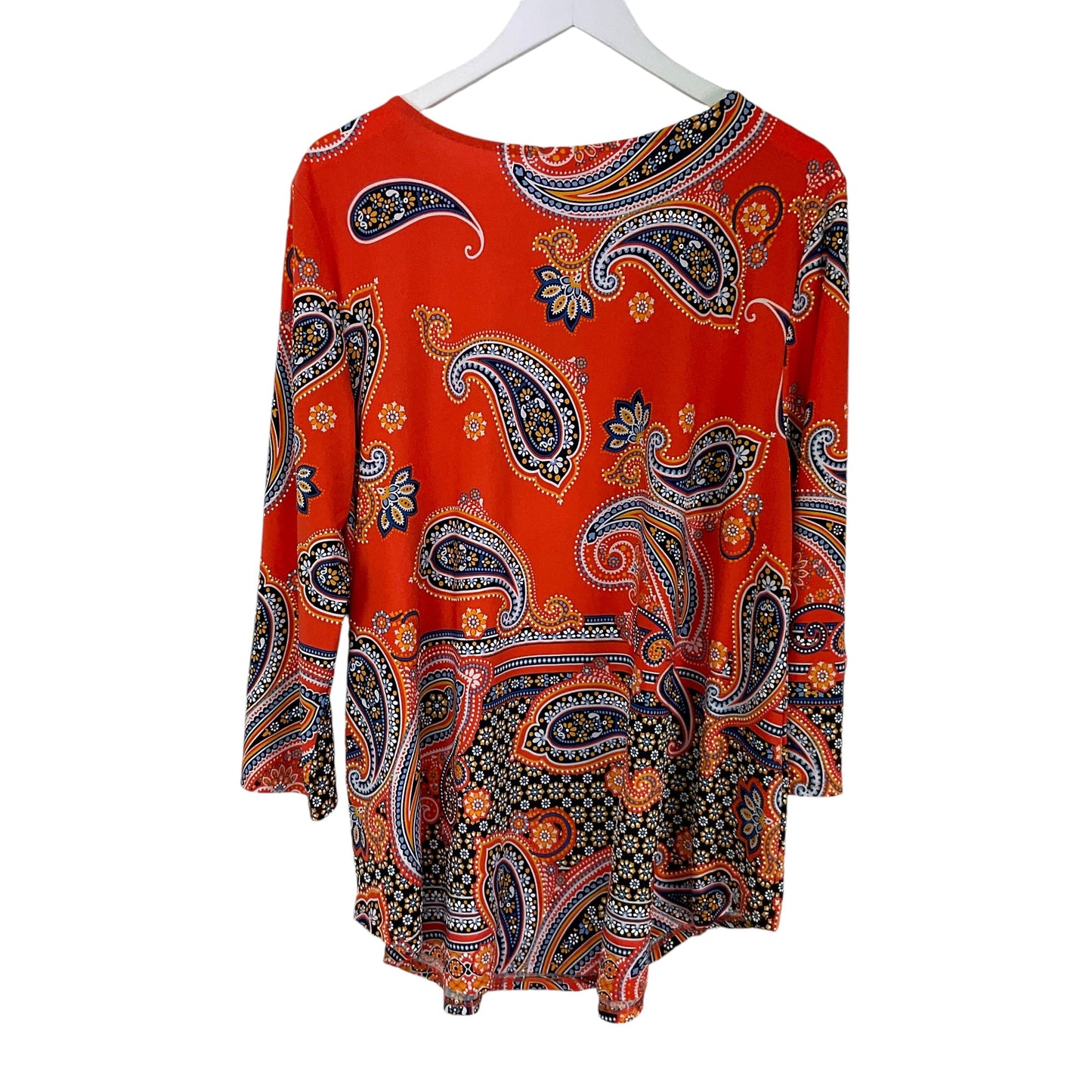 Top 2pc 3/4 Sleeve By Ruby Rd In Orange, Size: Xl