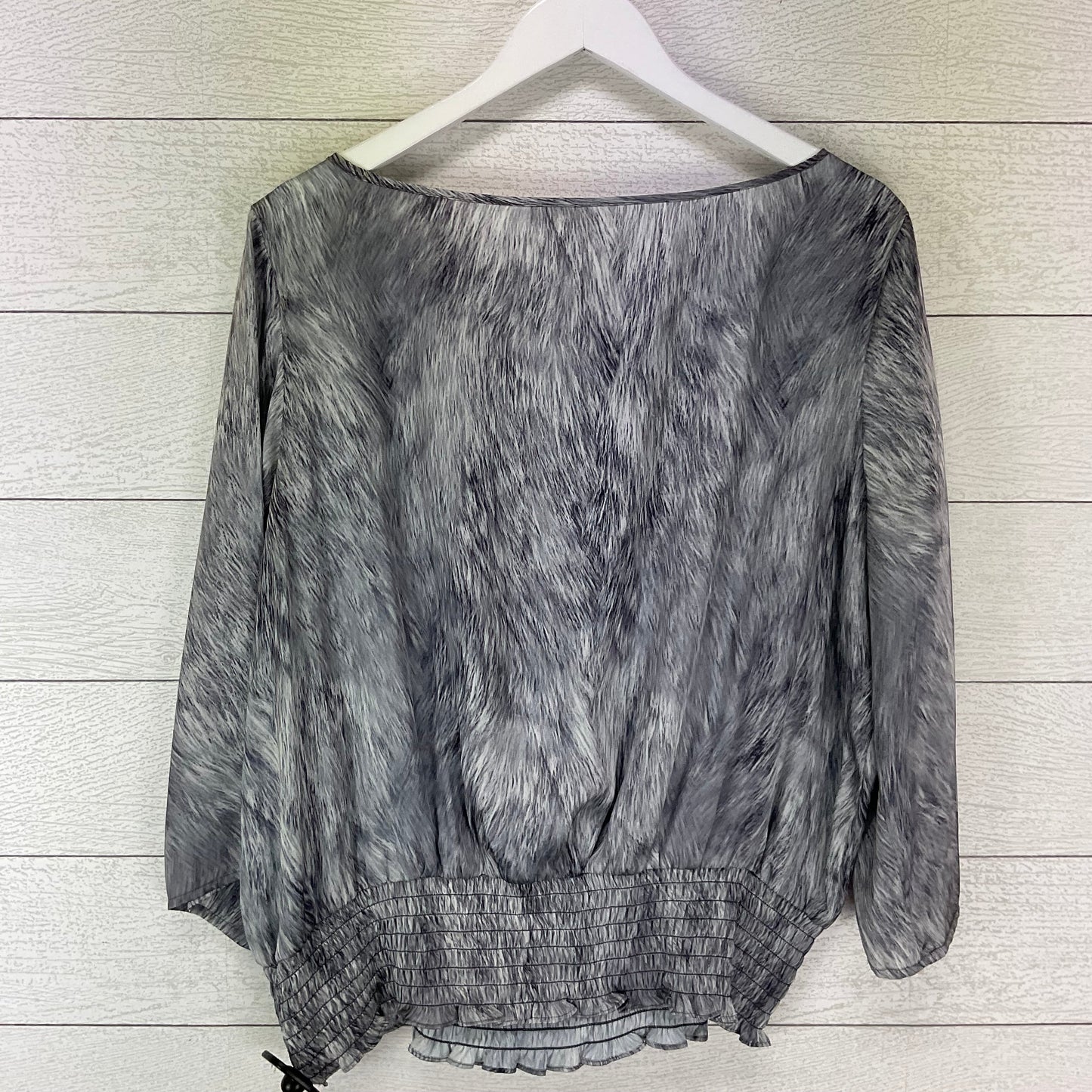 Top Long Sleeve By Michael By Michael Kors In Grey, Size: L