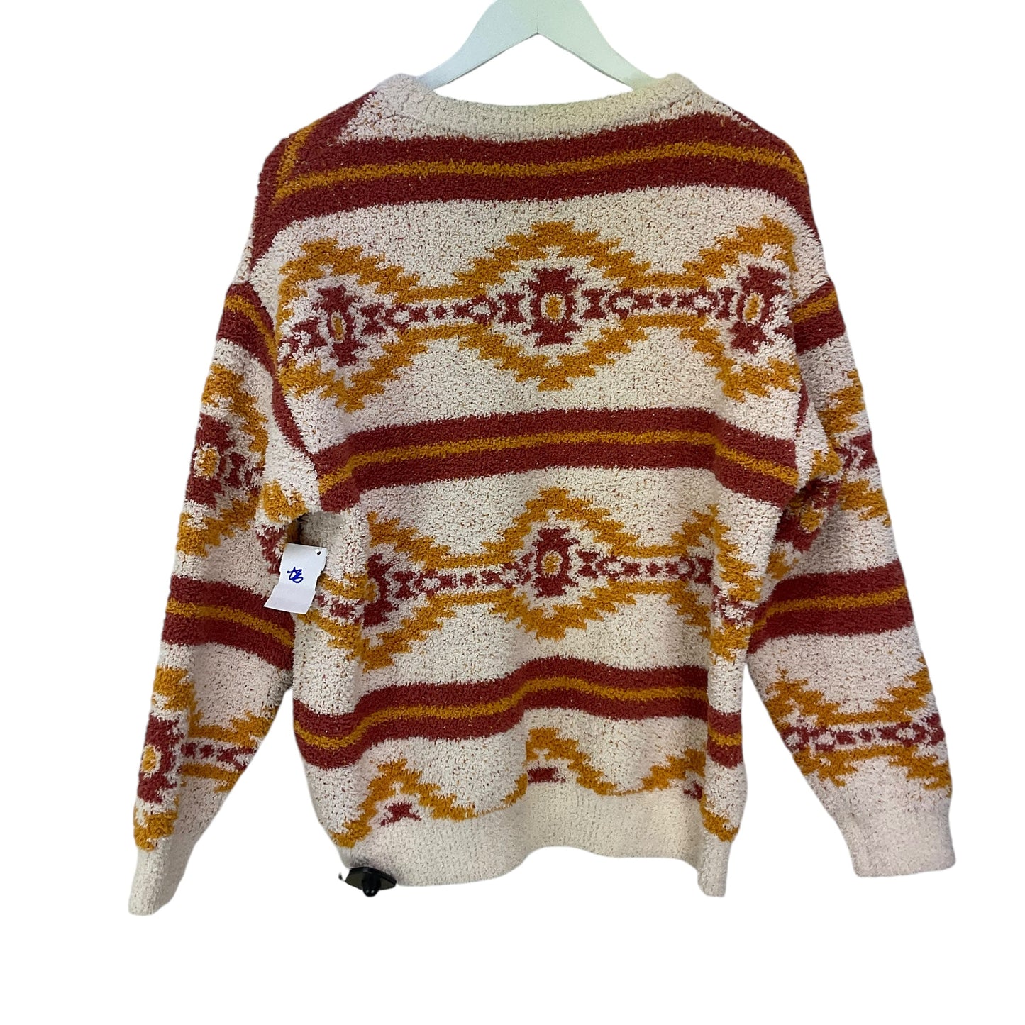 Sweater By Simply Southern In Orange, Size: Xl