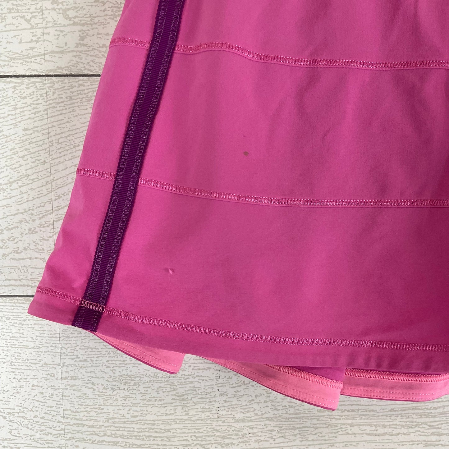 Athletic Skort By Lululemon In Pink, Size: 4