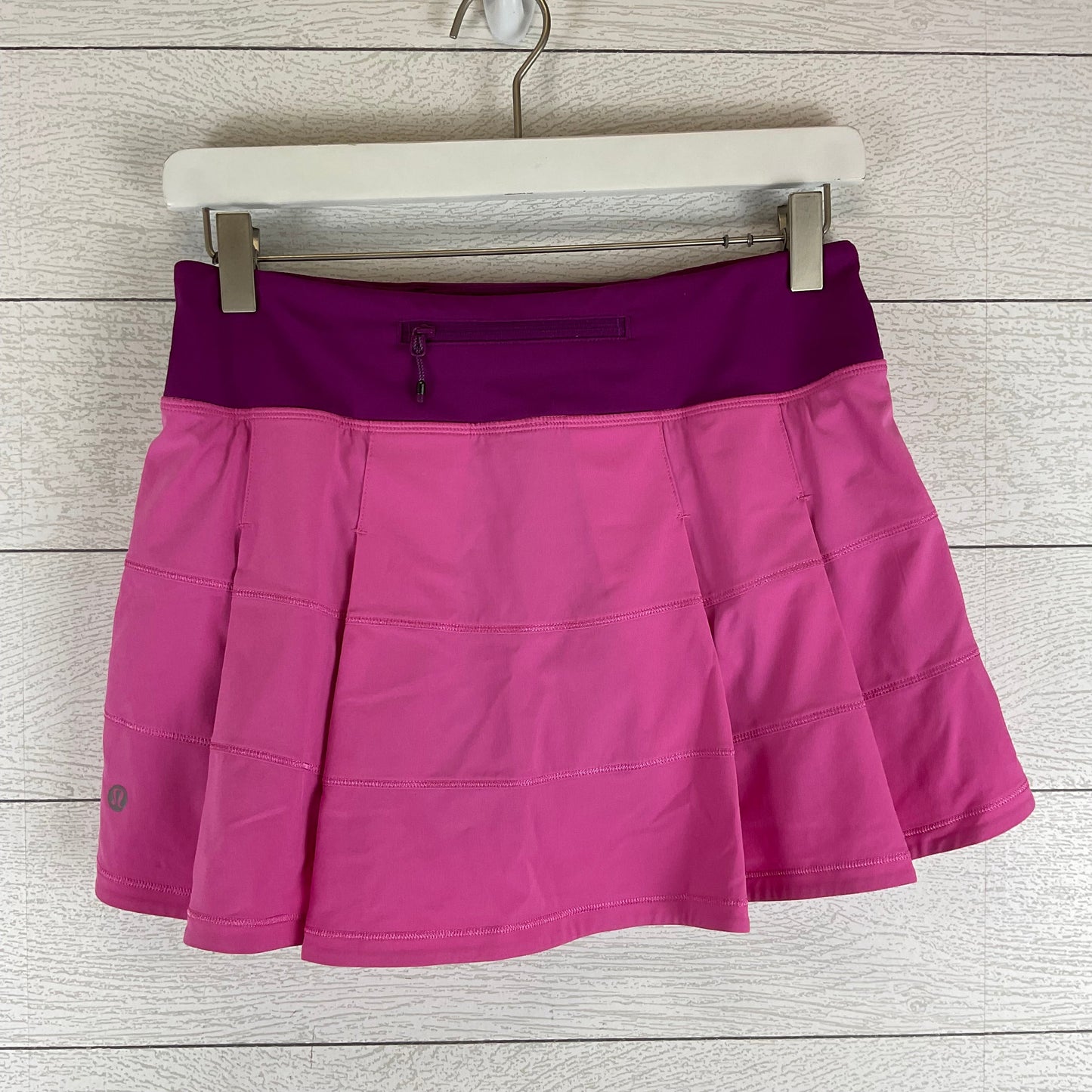 Athletic Skort By Lululemon In Pink, Size: 4