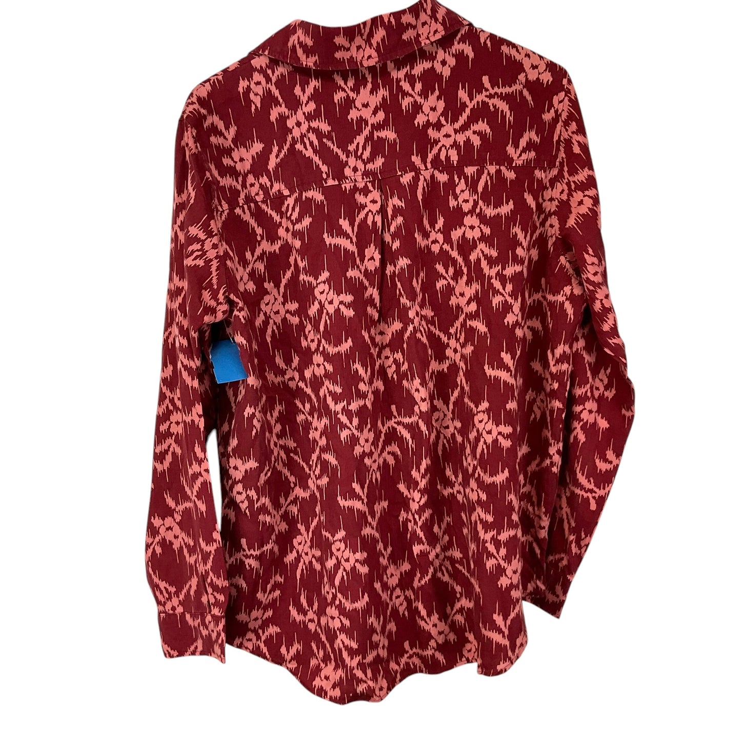 Top Long Sleeve By Knox Rose In Red, Size: L