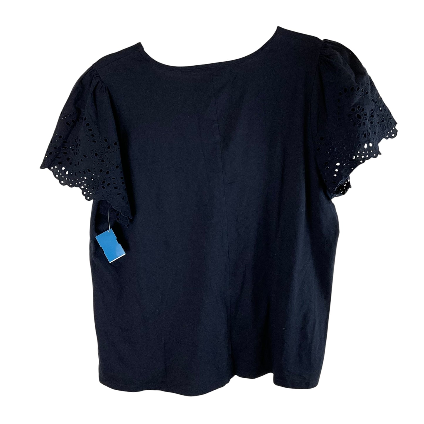 Top Short Sleeve By Lane Bryant In Blue, Size: 1x