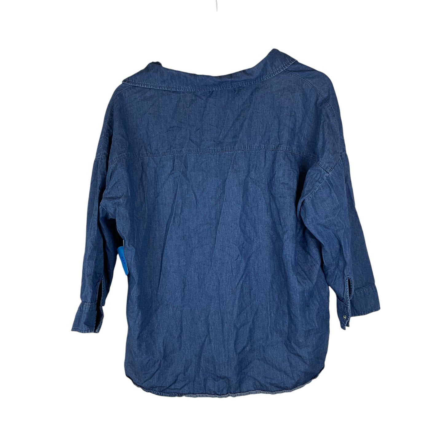 Top Long Sleeve By Forever 21 In Blue, Size: M