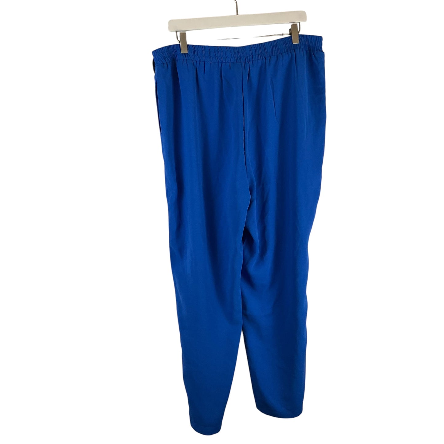 Pants Linen By Clothes Mentor In Blue, Size: 2x