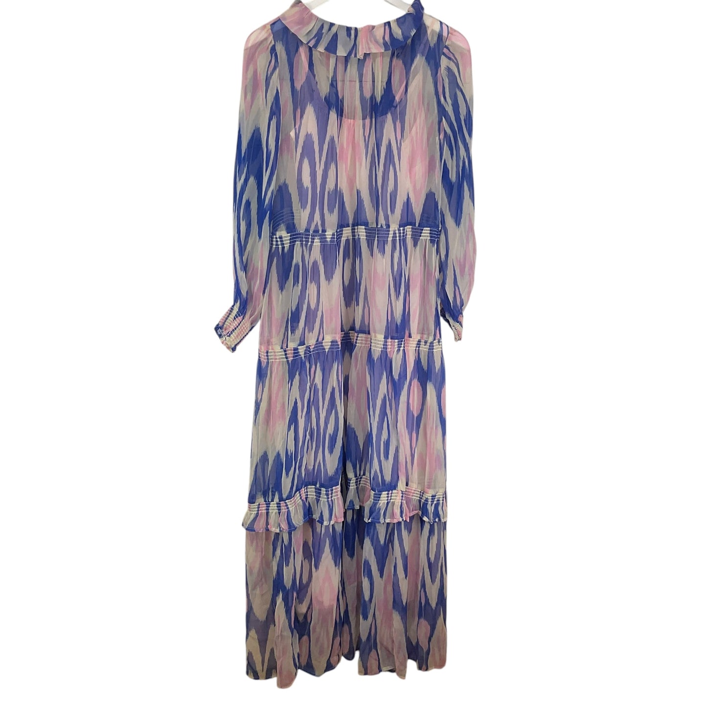 Dress Casual Maxi By Anthropologie In Pink & Purple, Size: Xs