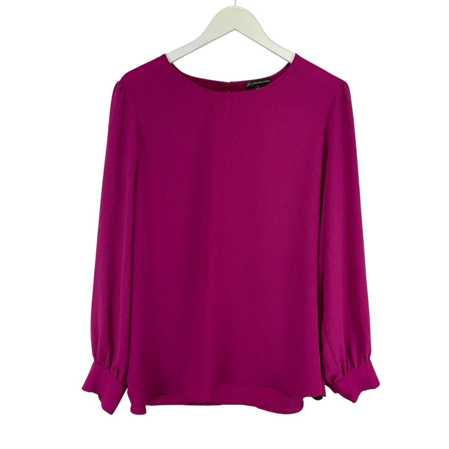 Top Long Sleeve By Adrianna Papell In Pink, Size: Xl