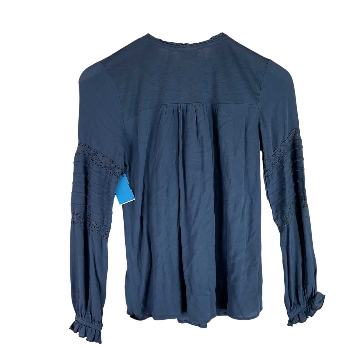 Top Long Sleeve By Knox Rose In Blue, Size: Xs