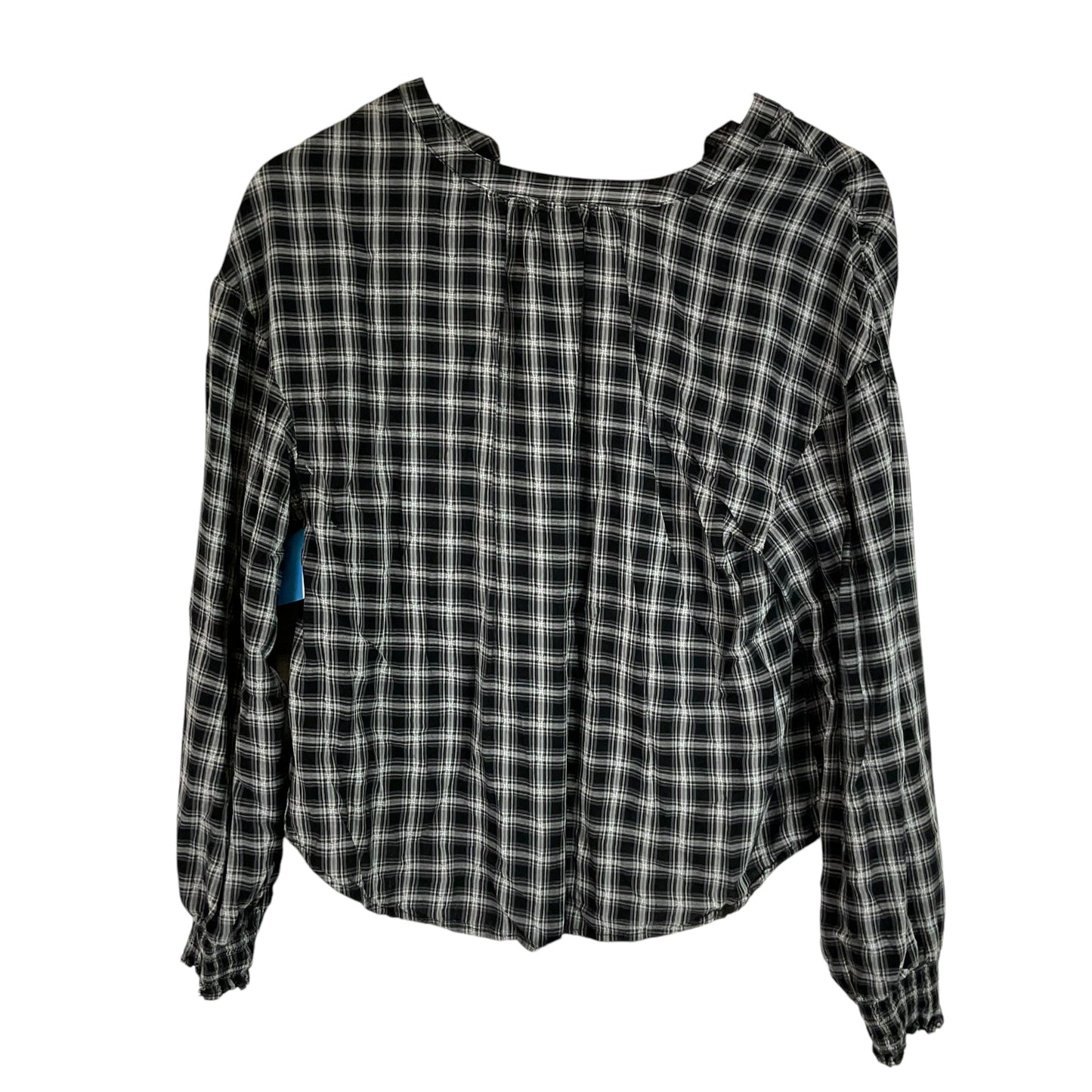 Top Long Sleeve By Ana In Black & White, Size: Xs