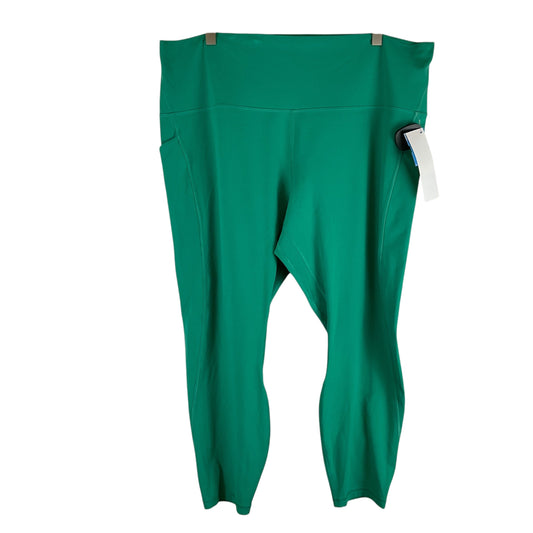 Athletic Leggings By Lululemon In Green, Size: 20