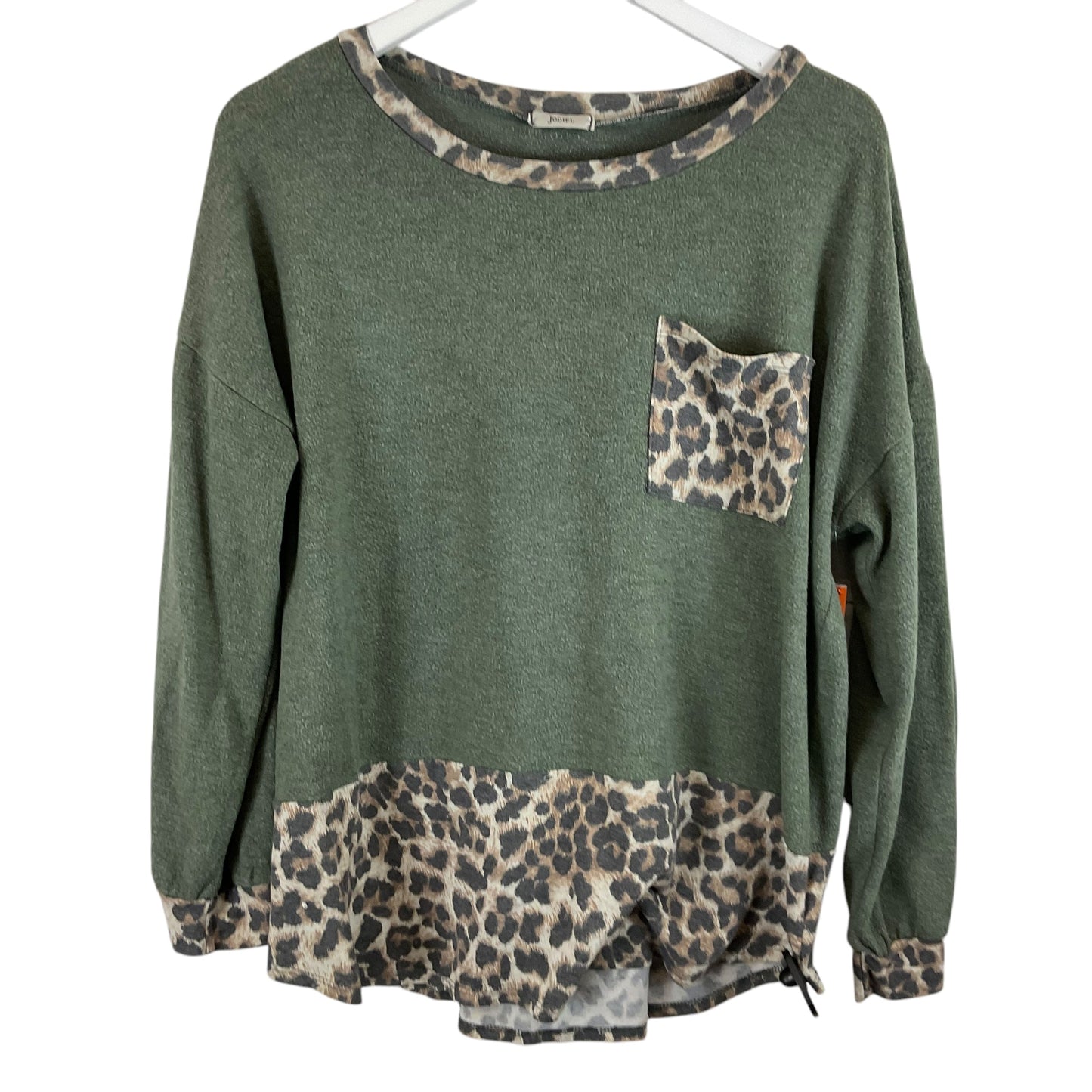 Top Long Sleeve By Jodifl In Green, Size: L