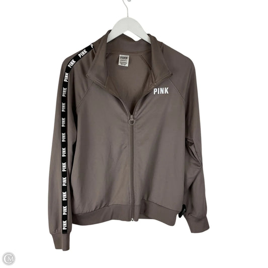 Athletic Jacket By Pink In Brown, Size: Xs