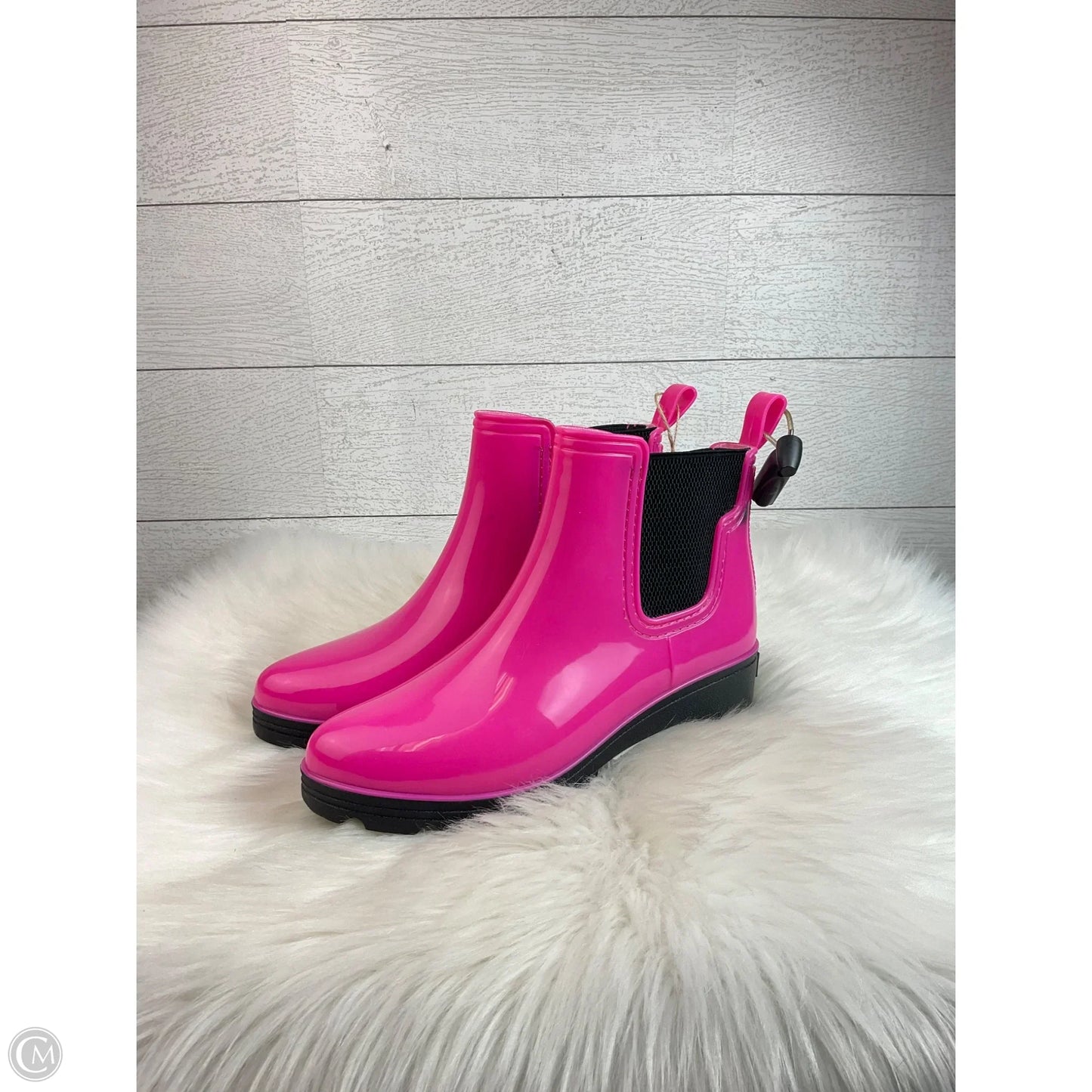 Boots Ankle Flats By Seven 7 In Pink, Size: 7