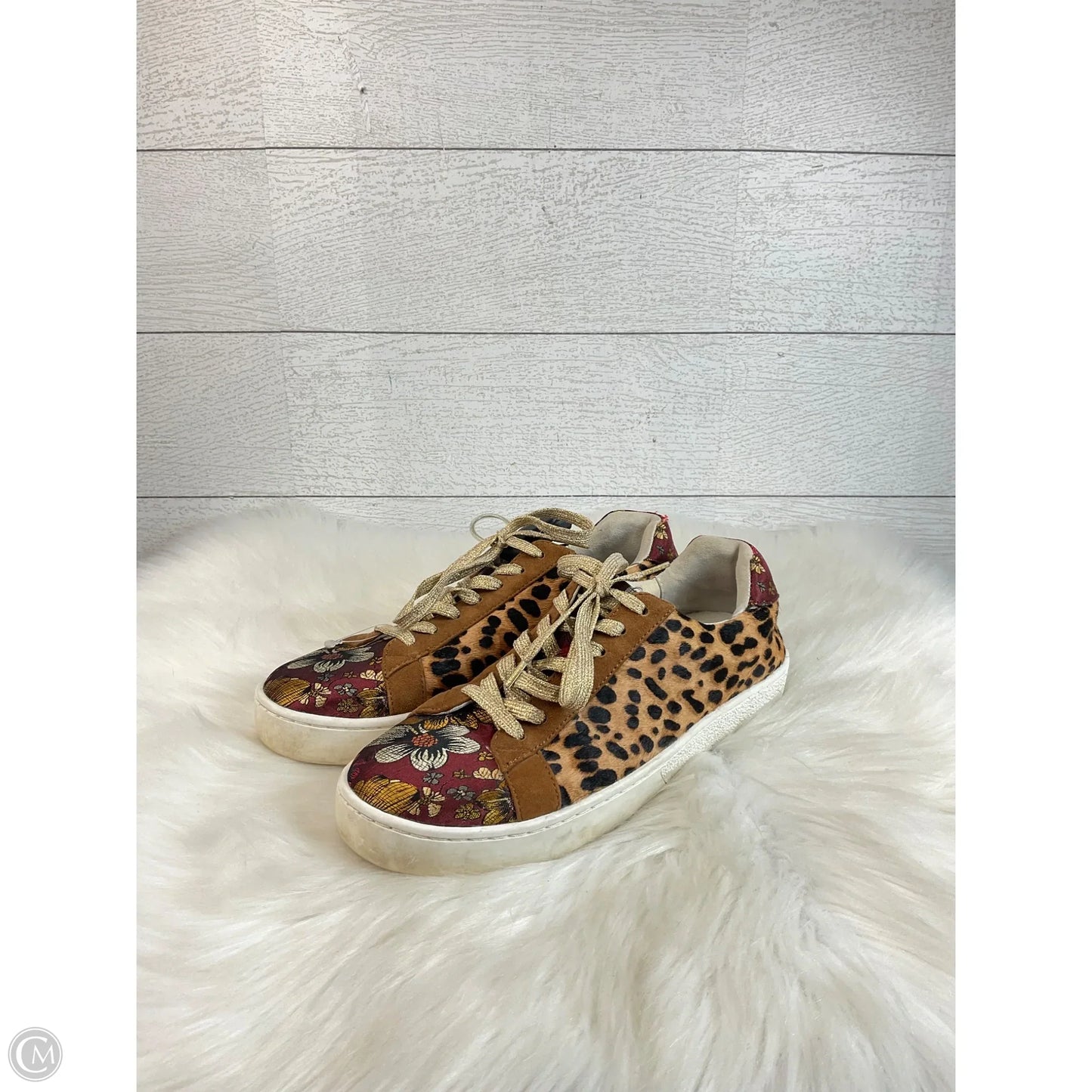 Shoes Flats By Johnny Was In Animal Print, Size: 6.5