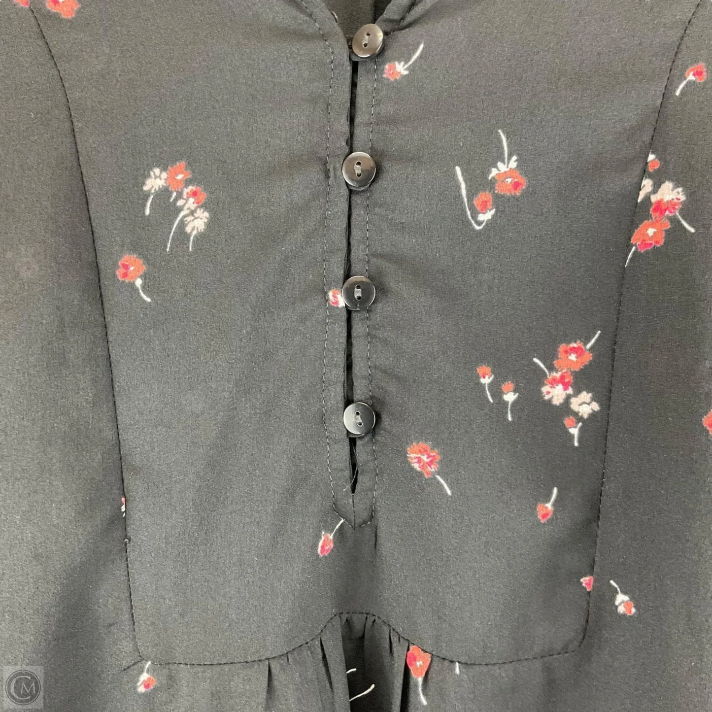 Top Long Sleeve By Liz Claiborne In Black, Size: M