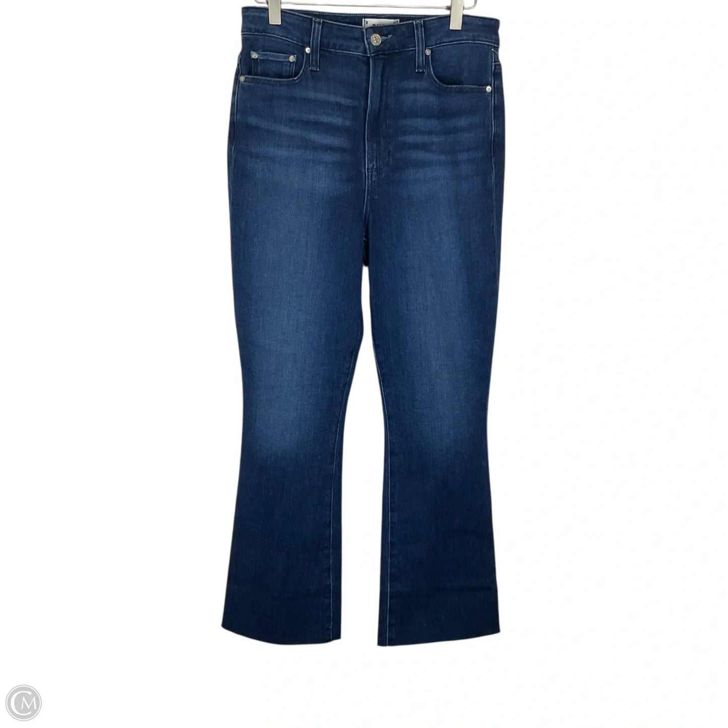 Jeans Flared By Paige In Blue Denim, Size: 6