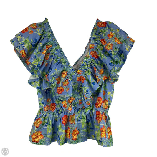 Top Sleeveless By Entro In Blue, Size: S