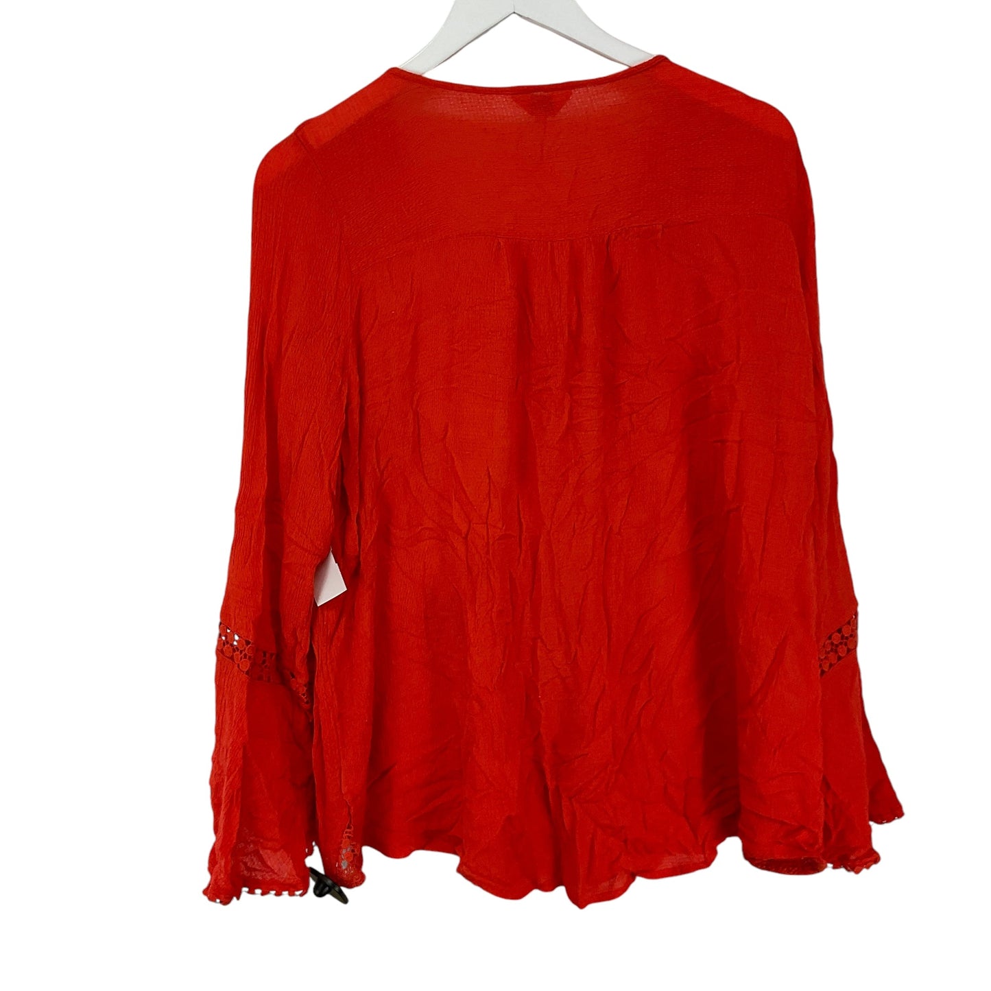 Top Long Sleeve By Crown And Ivy In Orange, Size: 1x