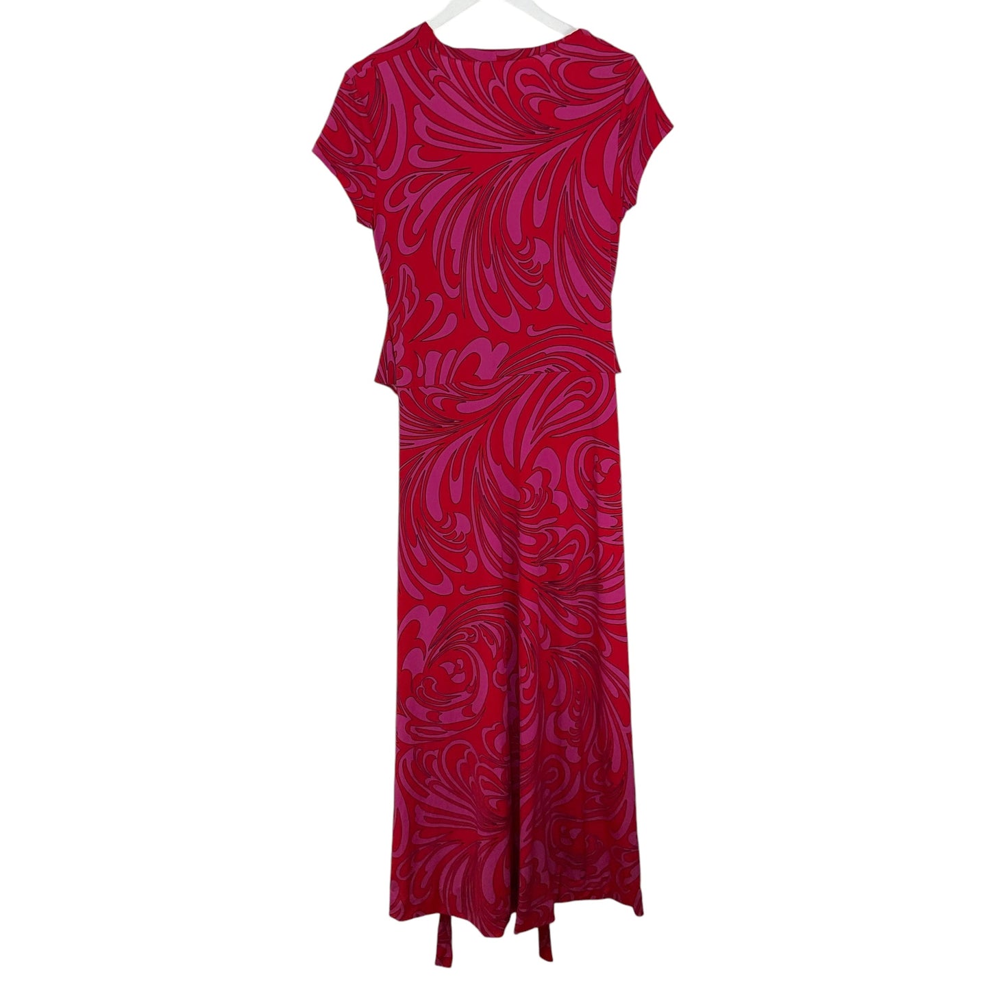 Dress Casual Maxi By Michael By Michael Kors In Pink & Red, Size: S