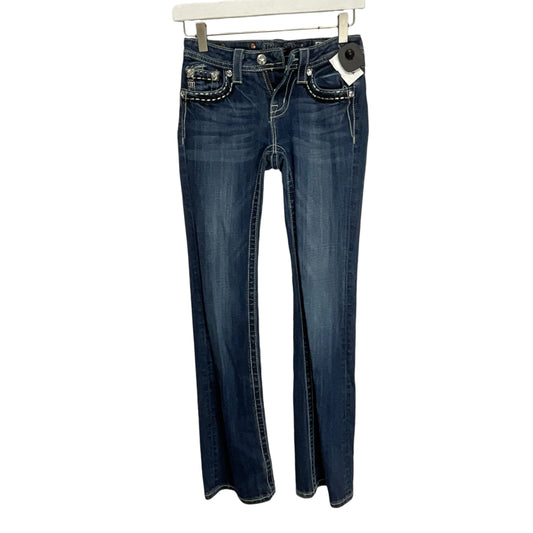 Jeans Boot Cut By Miss Me In Blue Denim, Size: 14